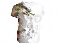 Breathable T-shirt Dragon - zander white XL