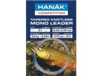 Tapered Knotless Mono Leader Clear 270 cm 9ft 0.17-0.53mm
