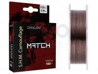 Monofilament mainline Dragon S.H.M Camouflage Match 150m 0.18mm