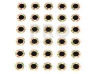 Adhesive Eyes 2mm Super Pearl