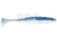 Soft baits Dragon AGGRESSOR PRO 10cm - white/clear/blue glitter