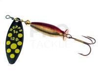 Spinner Mepps Aglia Long Heavy - Black/Yellow Dots #1+/12g