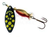 Spinner Mepps Aglia Long Heavy - Black/Yellow Dots #1/8g