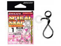 Snaps Decoy Spiral Snap SN-5 Mat Black #0 | 10lb