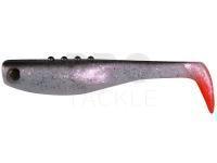 Soft baits Dragon Bandit 6cm  PEARL PS/BLACK  red tail silver glitter