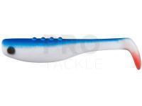 Soft baits Dragon Bandit 6cm  WHITE/BLUE  red tail