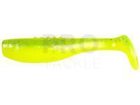 Soft baits Dragon Bandit PRO 10cm SUPER YELLOW/CHARTR. black/blue glitter