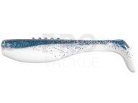 Soft baits Dragon Bandit PRO 10cm WHITE/CLEAR blue glitter