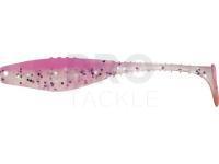 Soft baits Dragon Belly Fish Pro 10cm - Clear/Pink - Silver/Violet glitter