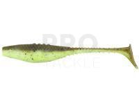 Soft baits Dragon Belly Fish Pro 10cm - Super Yellow/Olive - Black Glitter