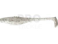 Soft baits Dragon Belly Fish Pro  5cm - White /Clear - Black glitter