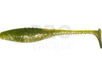 Soft baits Dragon Belly Fish Pro  6cm - Clear/Olive - Gold/Silver glitter