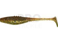 Soft baits Dragon Belly Fish Pro 7.5cm - Clear Smoked/Mot.Oil - Silver/Red glitter