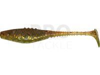 Soft baits Dragon Belly Fish Pro 8.5cm - Clear Smoked/Mot.Oil - Silver/Red glitter