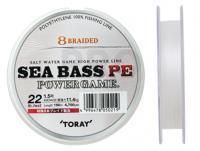 Braid Line Toray Sea Bass PE Power Game 8 Braided Natural 150m 22lb #1.5
