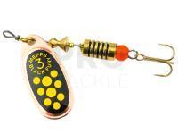 Spinner Mepps Black Fury Copper / Yellow Dots - #3 | 6.50g
