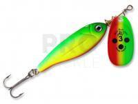 Lure Blue Fox Minnow Super Vibrax #1 5g - Green Yellow Red