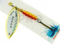 Spinner Mepps Aglia Long Rainbo #5 | 29g - Gold / Silver