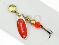 Spinner Mepps Aglia Long Redbo #0 | 2.5g - Silver / Red