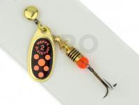Spinner Mepps Black Fury Gold / Red Dots - #2 | 4.50g
