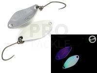 Trout Spoon Nories Masukuroto Weeper 1.5g 23mm - #040 (Glow / Grey)