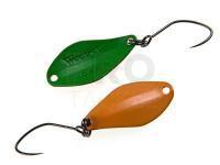 Trout Spoon Nories Masukuroto Weeper 0.9g 20mm - #076 (Ocher / Green)