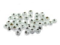 Brass Bead Sunny 3.8  - Silver