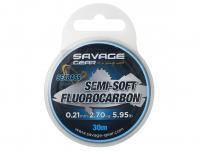 Fluorocarbon Line Savage Gear Super Soft Fluorocarbon SeaBass Clear 30m 0.32mm 5.51kg 12.14lb