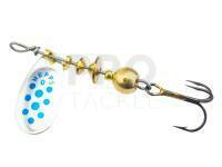 Spinner Mepps Comet Decorees #0 2g - Silver/Blue Dots