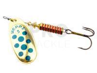 Spinner Mepps Comet Decorees #5 11g - Gold/Blue Dots