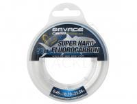 Fluorocarbon Line Savage Gear Super Hard Fluorocarbon Clear 50m 0.55mm 15.90kg 35.05lb