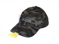 Cap with ear-protectors with the torch - dark camo F