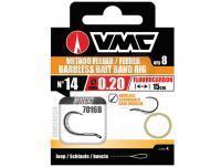 Leader VMC Fluorocarbon Method Feeder Barbless Bait Band 7016B loop | 15cm | 8pcs | #12 | 0.20mm