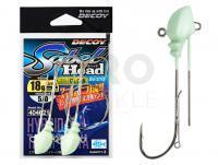 Jig Heads Decoy SV-37G Glow Sabel Head - #3/0 5g