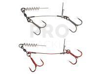 Carbon49 Corkscrew Stinger 2x#2/0 | 31kg | 2pcs