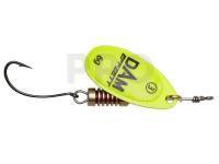 Effzett Spinner with single hook #2 / 4g - Yellow