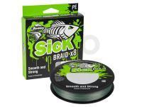 Braided line Berkley Sick Braid X8 - BSKBFS30-MGRN BK SICK BRD MGRN - Low-Vis Green 150m 0.19mm