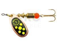 Spinner Mepps Black Fury Copper / Chartreuse Dots - #3 | 6.50g