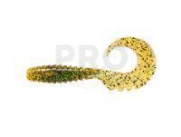 Soft baits FishUp Fancy Grub 2.5 - 036 Caramel/Green & Black