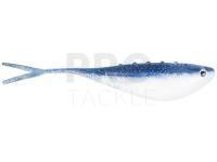 Soft baits Dragon Fatboy Pro 11.5cm - white/clear/blue glitter