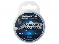 Fluorocarbon Line Savage Gear Semi-Soft Fluorocarbon LRF Clear 30m 0.17mm 1.86kg 4.10lb