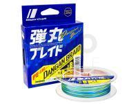 Braided line MajorCraft Dangan Braid X8 PE-Line Series | Multicolor | 150m | #1 | 0.13mm