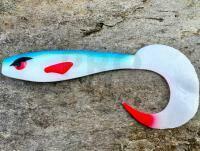 Soft Bait Great Fish Rocky Twister Slim 15cm - blue patrol