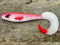 Soft Bait Great Fish Rocky Twister Slim 15cm - pink patrol