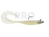 Soft Baits Delalande Zand Curly 12cm + jig head 14g - 154 - GALACTIC WHITE