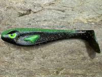 Soft Baits Great Fish Rocky Ripper 10cm 2pcs - black alien