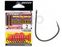 Hooks Decoy Hunter Hook Worm 16 Mat Black - #1