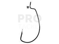 Hooks Gamakatsu Worm Offset EWG with Silicon Stopper NS Black #4