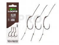 Hooks Korda Loop Rigs Klor Barbless #8B 30lb 13kg 3pcs