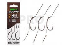 Hooks Korda Loop Rigs Klor Micro Barbed #2 50lb 22kg 3pcs